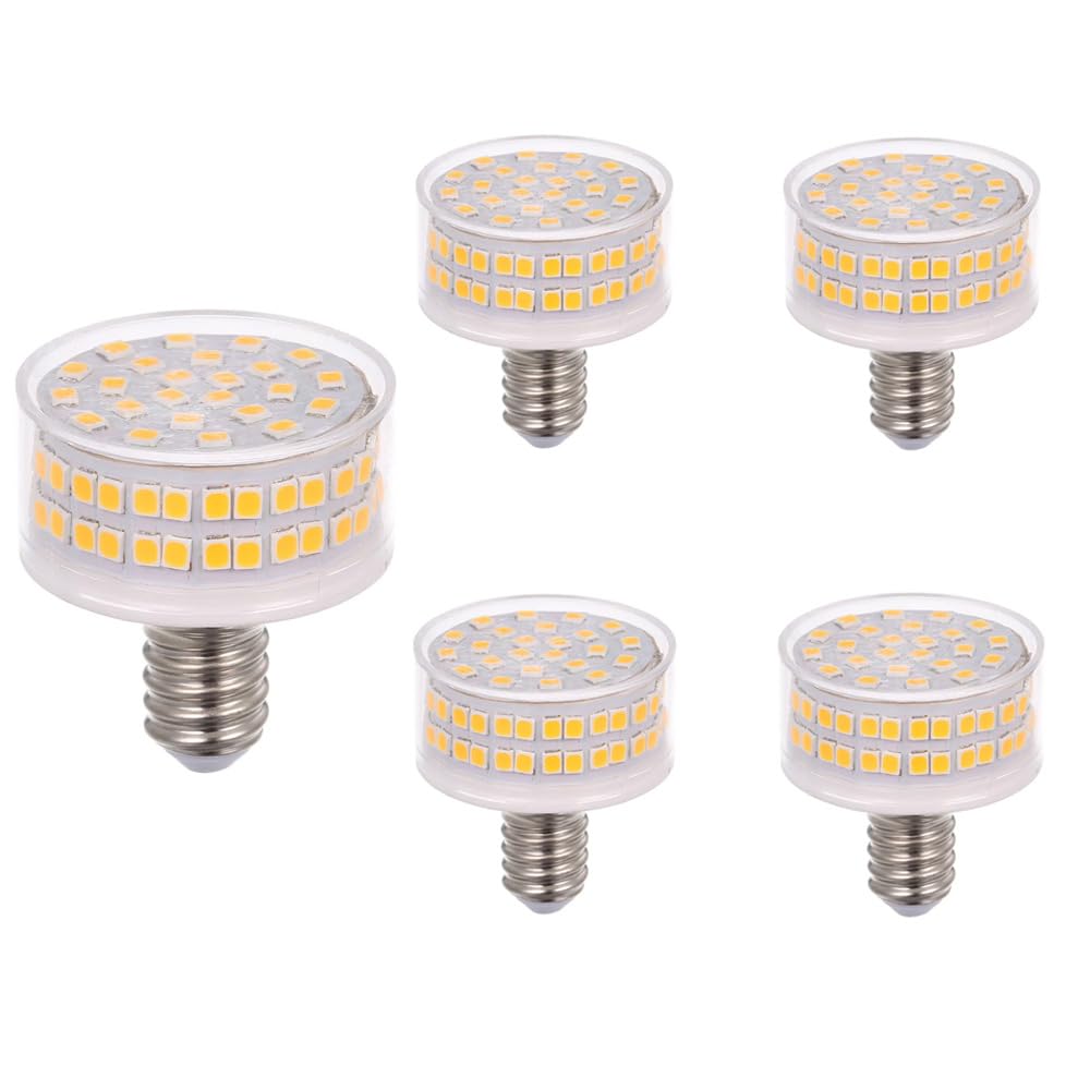 5 Stück 9W 220V E14 LED Glühbirne Pilz Lampe Kalt Weiß Warm Weiß Mais Licht Halogen Beleuchtung Für Home Shop Kronleuchter Licht,Cold white