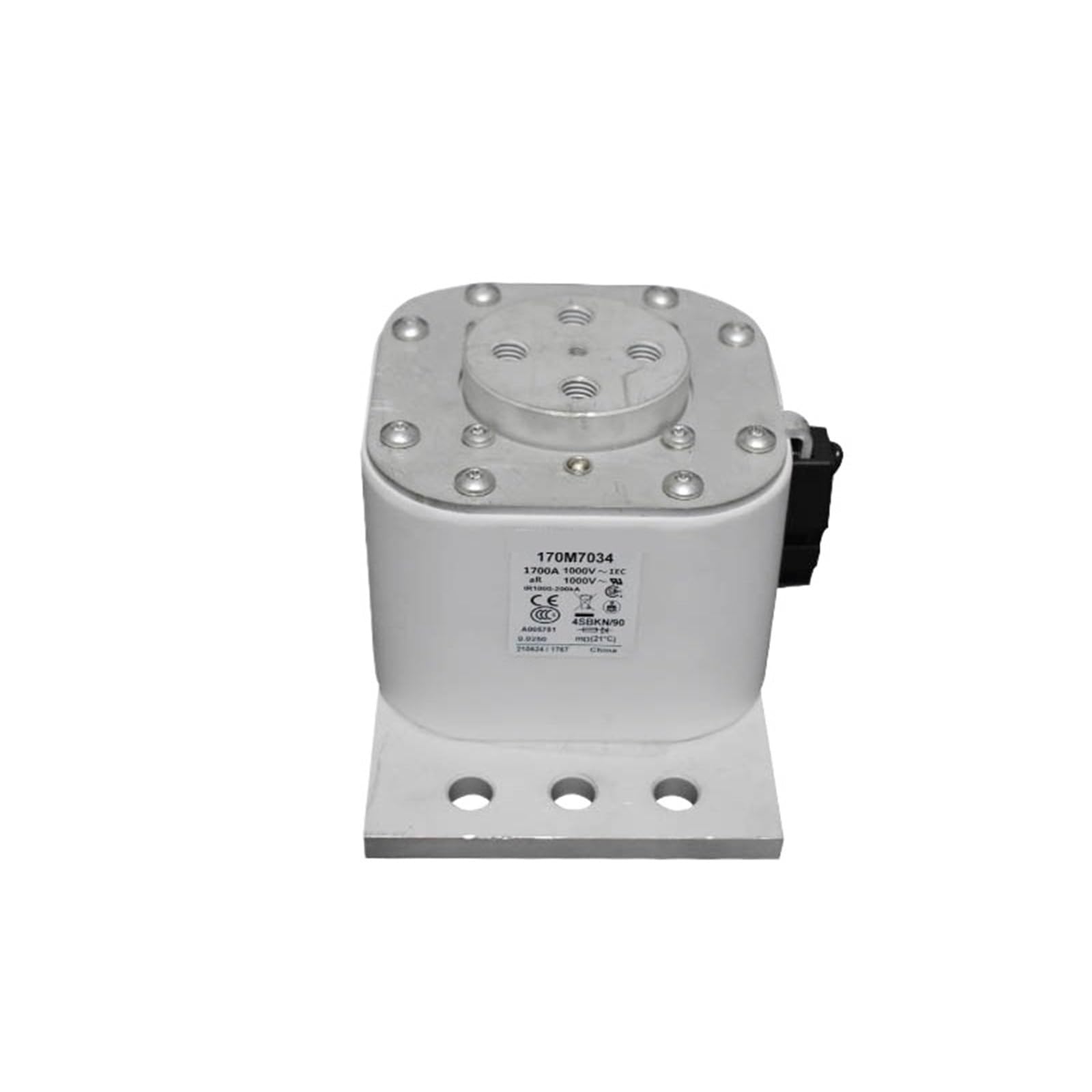 Fusible de alto voltaje 170M1387 para protección industrial de sistemas eléctricos, 1 unidad 4