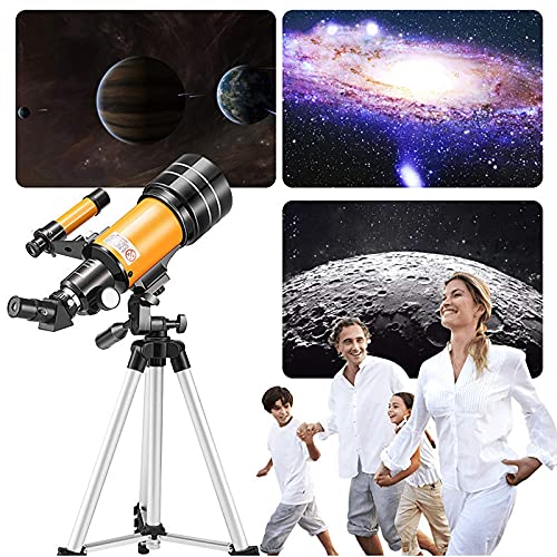 Telescopio Astronómico Refractor 76 mm con Trípode Ajustable miniatura 4