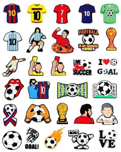 Soccer Croc Charms