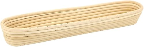Vista 25 de BetterJonny Cesta ovalada de 8 pulgadas para pan, cesta de ratán a prueba de masa de pan artesanal, combo de forro para panaderos profesionales