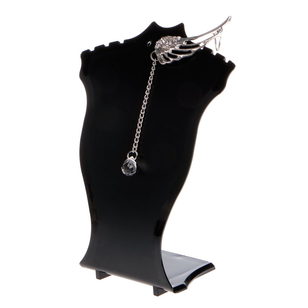 Expositor de Busto de joyería FBHSY para Collares y Pendientes Largos con Orificios para Las Orejas