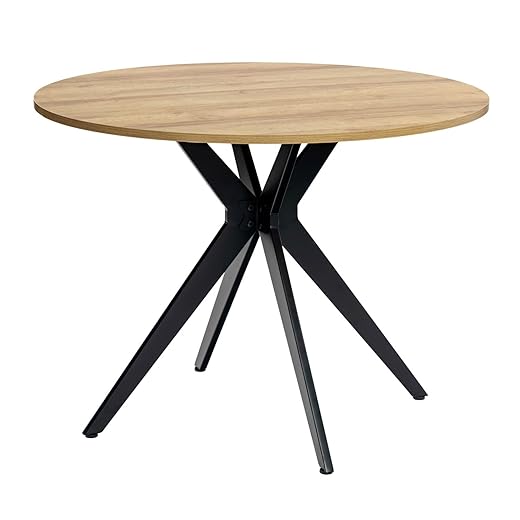 MEUBLE COSY Round Dining Table – 100 x 100 x 75 cm