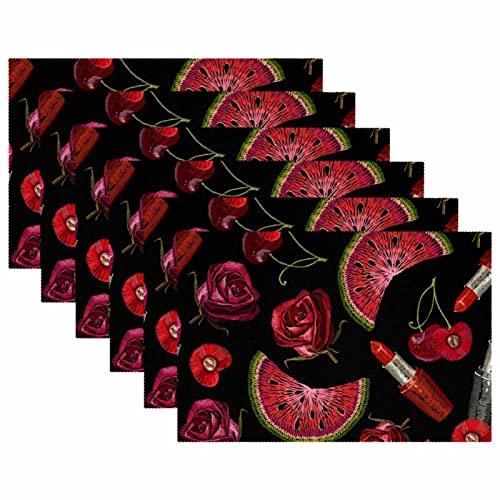 Sets de table antidérapants pour protéger la table des plats chauds lot de 6