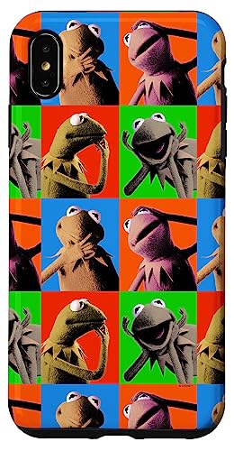 Coque iPhone XS Max Disney Kermit la Grenouille style Pop Art en silicone protecteur