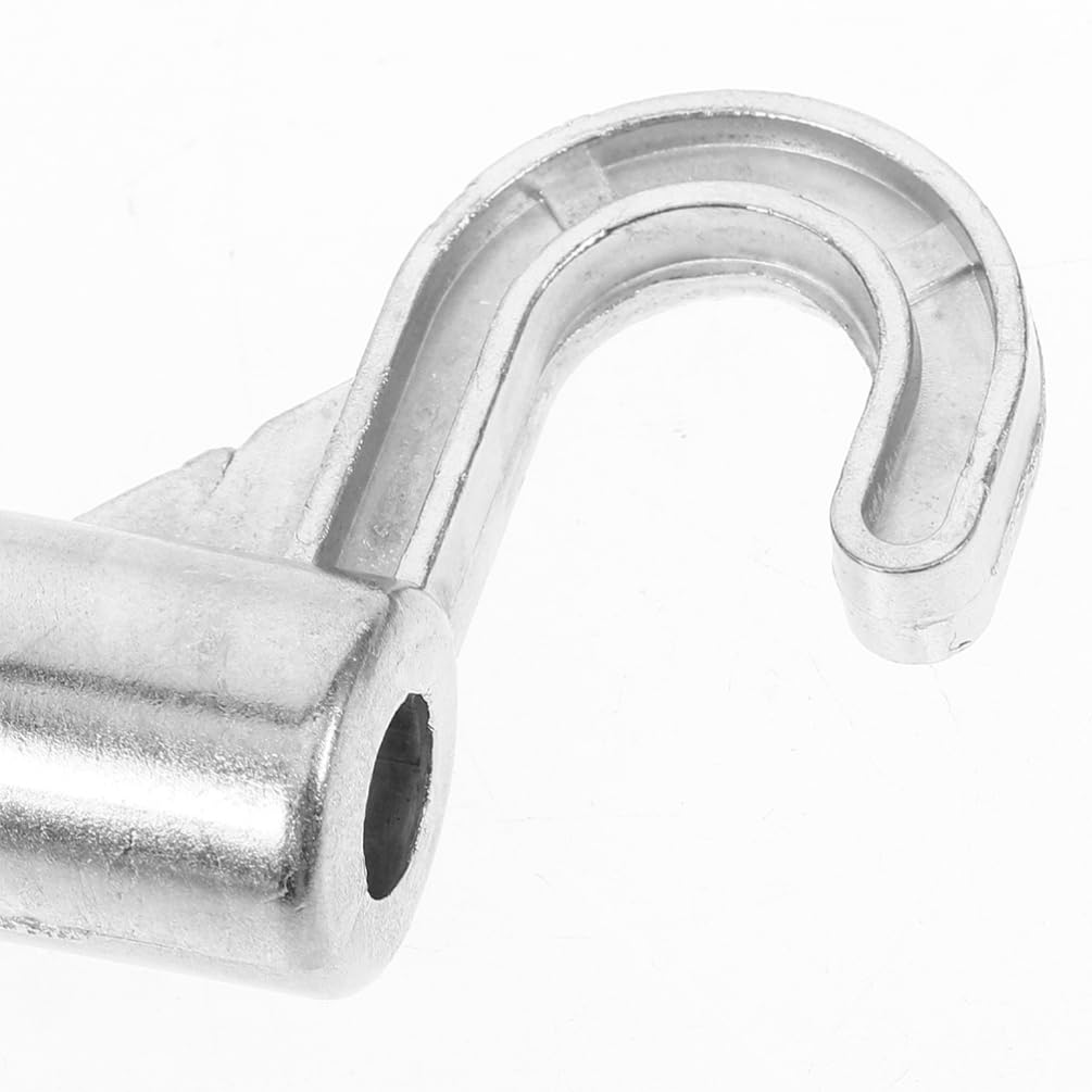 Amosfun Soportes para Barra de Armario Diámetro Interior 18mm sin Perforaciones de Aleación de Aluminio 4 Piezas Fácil Uso y Diseño Elegante Hogar