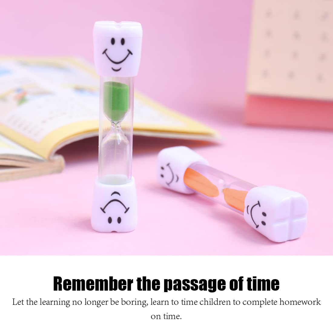 Clessidra Da 2 Minuti Rosa In Plastica Con Ventosa - Timer Per Doccia, Spazzolino Da Denti, Uova - Orologio Con Imbuto Per Bambini
