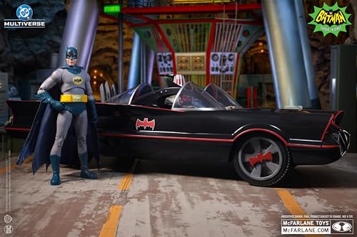 McFarlane Toys DC Multiverse Batmobile Batman Classic miniatura 5