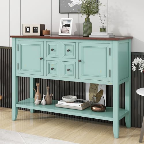 Console Table Buffet Sideboard Sofa Entryway Side Table with 4
