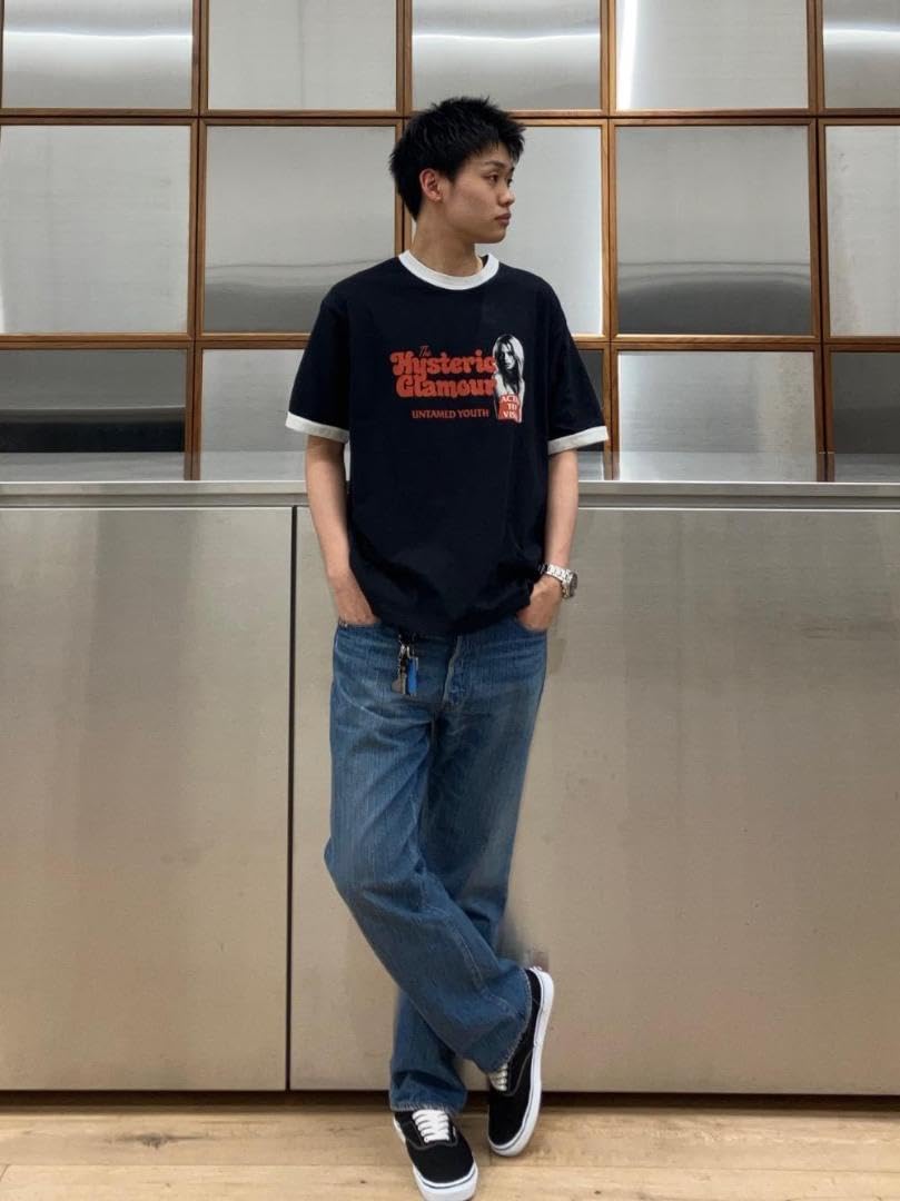 HYSTERIC GLAMOUR UNTAMED YOUTH リンガー Tシャツ HYSTERIC GLAMOUR