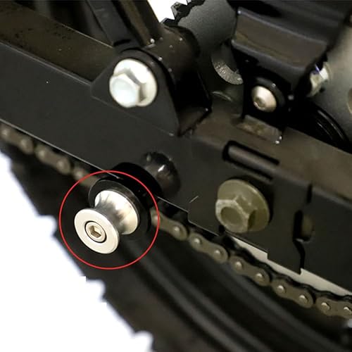 Miniatura 4 de Par de tornillos de soporte de basculante de 0.394 in CNC para motocicleta, carretes deslizadores para Ninja ZX-6R ZX600 1998-2011 ZX6R Z1000