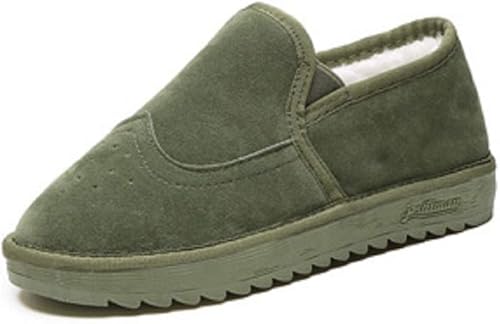 Amazon Formanism あったか 中ボア フラット スリッポン ショート シューズ レディース 全9色 25cm A グリーン Formanism ローファー スリッポン