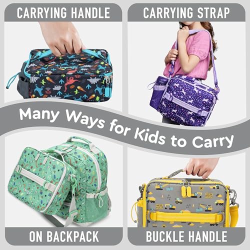 image for Bentgo Kids Lunch Bag - Durable, Double-Insulated Lunch Bag for Kids 3