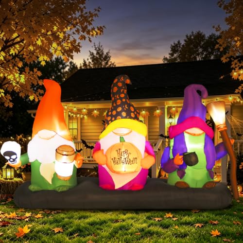 GIFTFIND 9.4ft Halloween Inflatable Three...