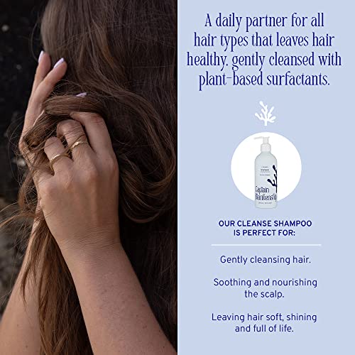 Captain Blankenship All Natural Shampoo & Conditioner Duo With Aloe & Shea Butter, Plant-Based, Cruelty-Free, Vegan 10Oz Bottles #TOP1