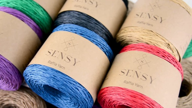 Amazon.com: Sensy Premium 185 Yards 100% Paper Multi-Color Raffia
