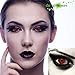 Lentillas de color rojo para Halloween vampiro lentillas sin dioprtías / corregir...