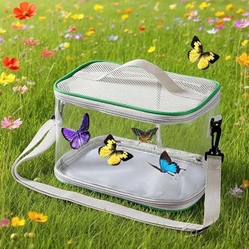 Terrario de mariposas anti-escape plegable para observar larvas de forma segura 8