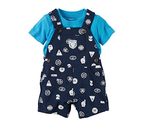 Ensemble salopette bébé garçon bleu 3 mois cadeau de naissance idéal