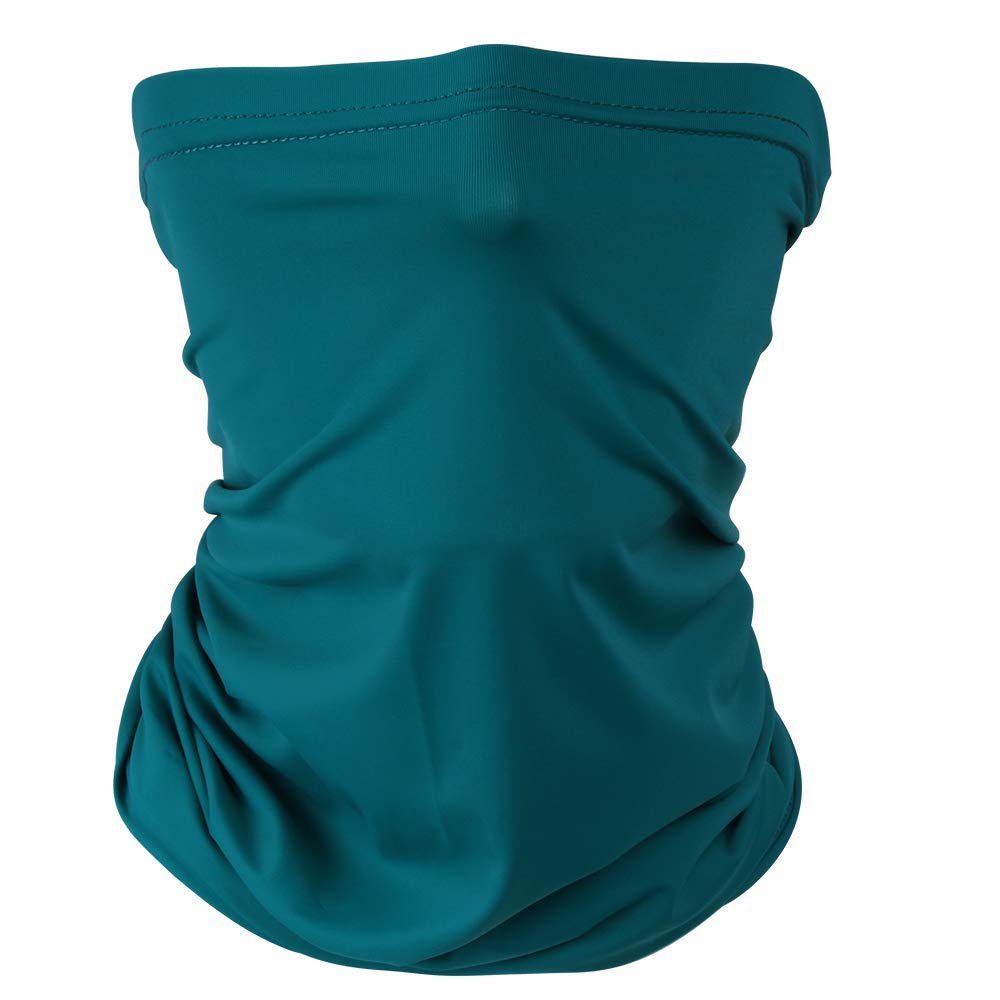 Headband Headwear Scarf Neck Gaiter Balaclavas Bandana Dustproof Sun Dust Protection for Outdoors Sports Hiking Cycling Running Fishing (Teal)