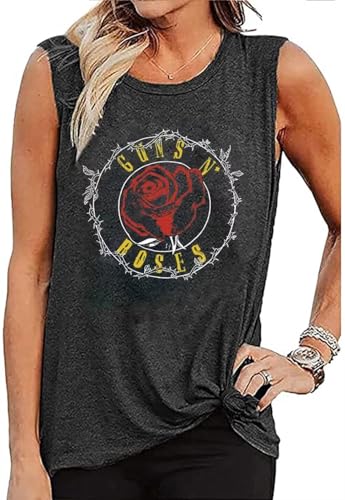 VKEGNIO Vintage Flower Tank Top Women Summer Graphic Sleeveless Tops Tank Bohemian Cute Print Casual Summer Shirts4