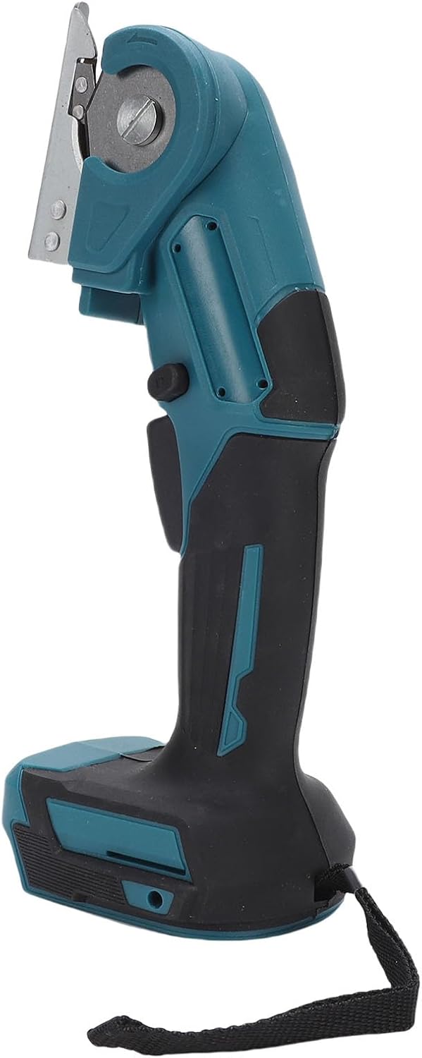 AUNMAS Cordless Electric Scissors, 4V Rechargeable Power Shears with Safety and Metal Protective Cover, for Cutting Cardboard Fabric Plastic Leather Carpet