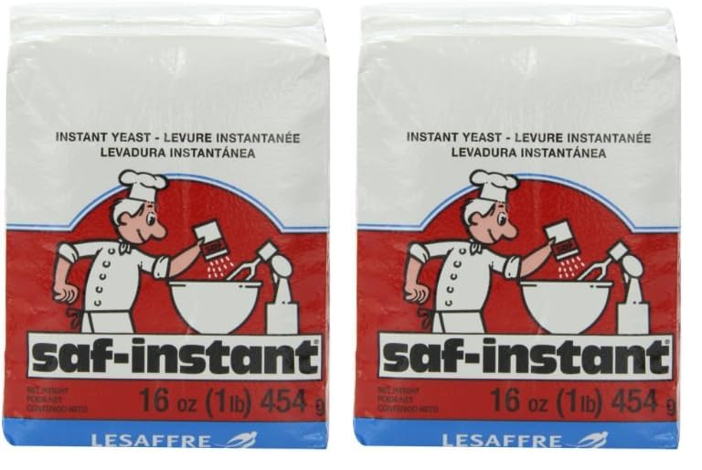 Saf Instant Yeast, 1 Pound Pouch (Pack of 2)