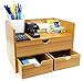 Sorbus Bamboo Desk Organizer -...