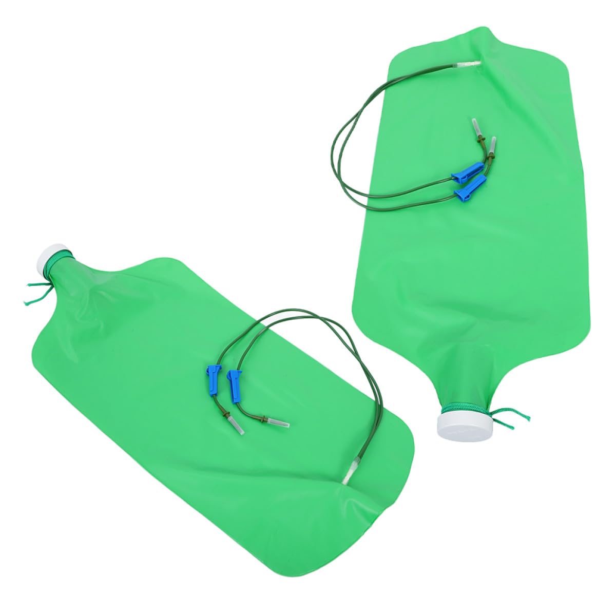 Veemoon Sacchetti per Irrigazione Alberi 15l 2 Pezzi Borsa Eva Resistente con Flusso Regolabile e Doppia Uscita per Irrigazione a Goccia Automatica Piante Grandi e Alberi Appena