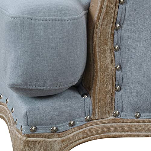 Image of Modern Living Room Lounge Chair |Upholstered in Polyester | Teak Wood Bransford Armchair | Dining Chair for Home Furnitures |- (151851209)