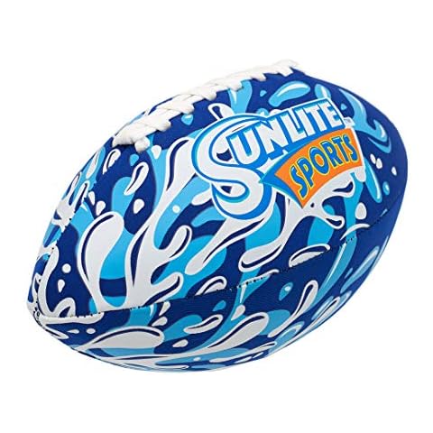 Sunlite Sports Waterproof Football, Outdoor Play, For Pool Beach Lake Park Water Toy, For Kids Children Teens Adults, Family Fun Cover
