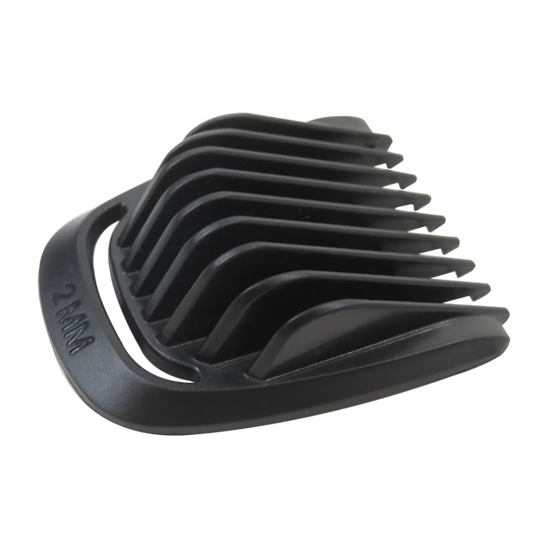 Vicue Replacement 2mm Beard Stubble Hair Guide Comb Guard for Philips Norelco Multigroom Trimmer Series 3000/5000/7000