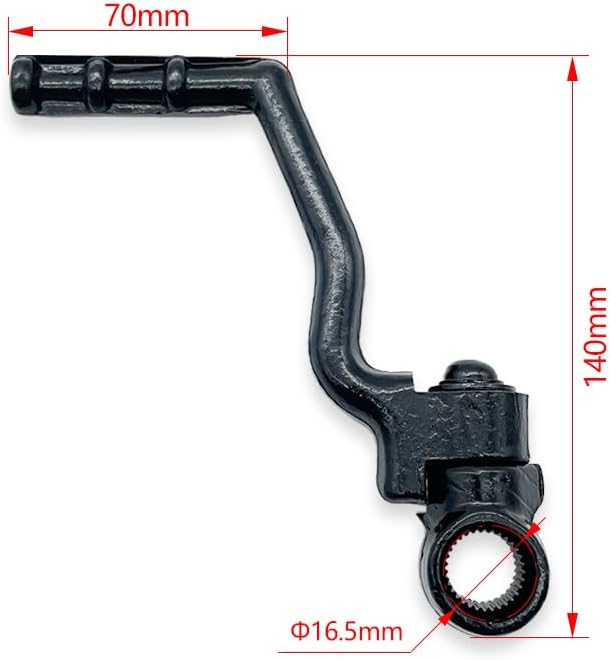 Motorcycle Kick Start Lever Start Lever Motorcycle Kick Starter Pedal Motorbike Shaft For DT230 MT250 HJ250