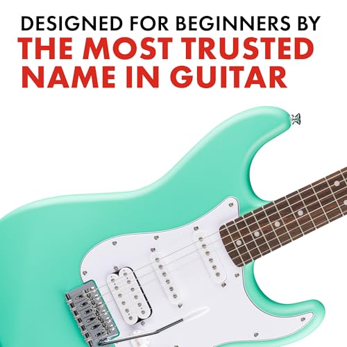 Image of Fender Squier Debut Series HSS Strat Lrl Wpg Sea Foam Green 379610549