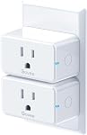 Govee Smart Plug, WiFi Bluetooth Outlets 2 Pack Work with Alexa and Google Assistant, 15A WiFi Plugs with Multiple Timers, Govee Home APP Group Control Remotely, No Hub Required, ETL&FCC Certified