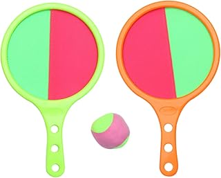 BESPORTBLE Suction Ball Game Outside Kids Toys Out Door Toys Kids Sports Toys Catch Ball Game Set Paddle Catch Game Catch Paddle