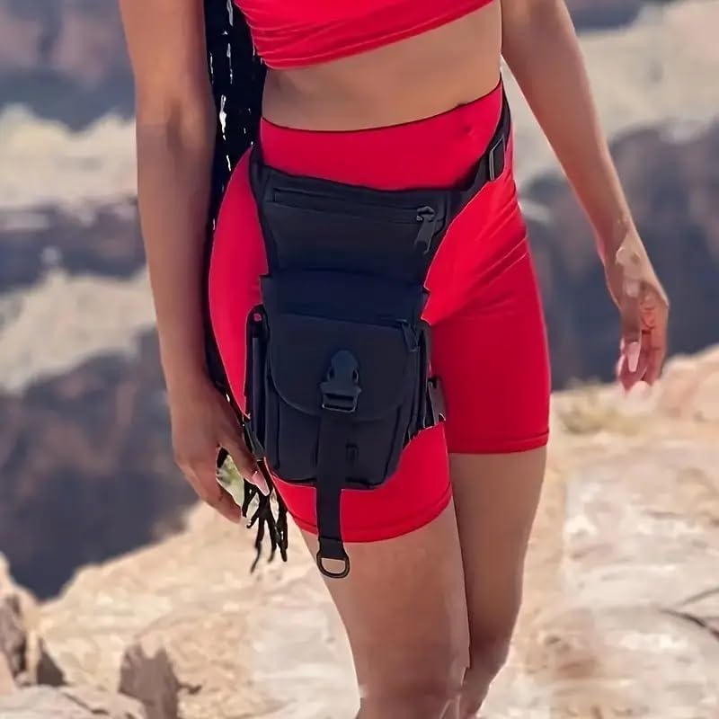 Miniatura 6 de Waterproof Motorcycle Thigh Bag for Men Women - Drop Leg Bag with Adjustable Strap,Thigh Pack for Riding, Outdoor Sports, and Travel - Secure Leg