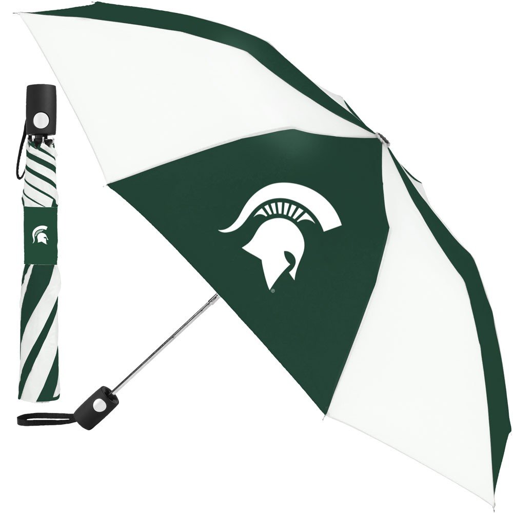 Parapluie Michigan St. Totes NCAA pliable de 106 cm