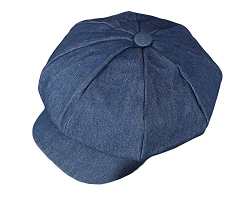 Qunson Women's Vintage Cotton Newsboy Cabbie Hat Cap