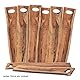 Dekobrett Servierbrett Dekotablett Masterbox 8-teilig Thor 70x15cm Akazie massiv