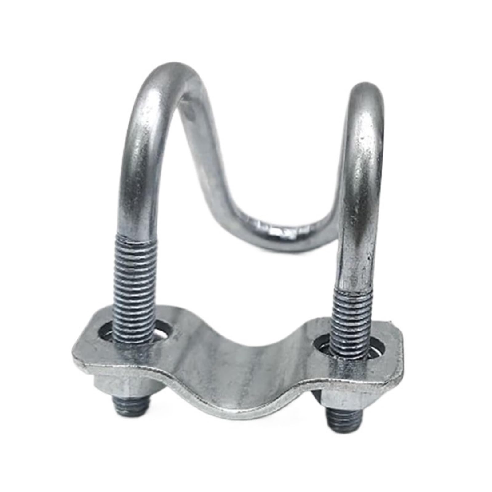 U-Tube Strap Clamp, Pipes, Hose Holders, Steel U Double Cross Clamp for Iron Pipe Multiple Sizes(M8*20 * 20)