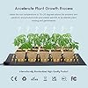 LUXBIRD 2 Pack Seedling Heating Mat for Seed Starting, 10x 20.75 Durable Waterproof Warm Hydroponic Heating Pad for Indoor Plants Germination, IP67, MET Standard (120V US Plug)