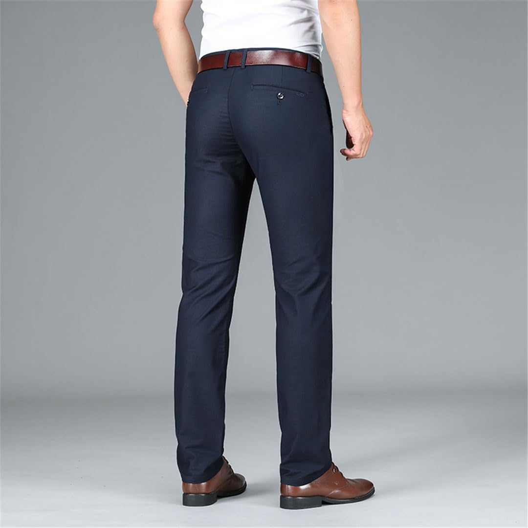 Vogrtcc Pantalones Casuales Elásticos para Hombre Pantalones De Negocios