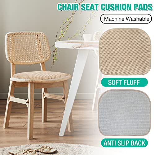 Pronous Memory Foam Chair Cushion Tufted U-Shaped Non Slip Washable Set Of 2 Chairs Pads Seat Cushion For Home Room Kitchen Dining Office Desk Chairs Camel #TOP2
