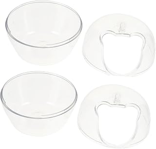 2pcs Pet Bathtub Hamster Sand Bath Container Removable Tray for Easy Cleaning Design for Hamster Bathroom and Sauna Use