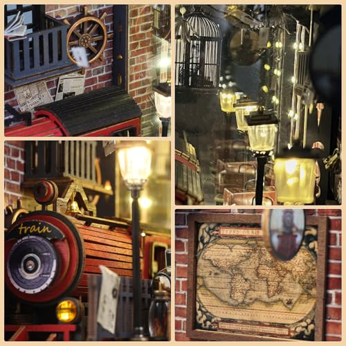 Foyucool Magic Train Station Book Nook Kit thumbnail 3