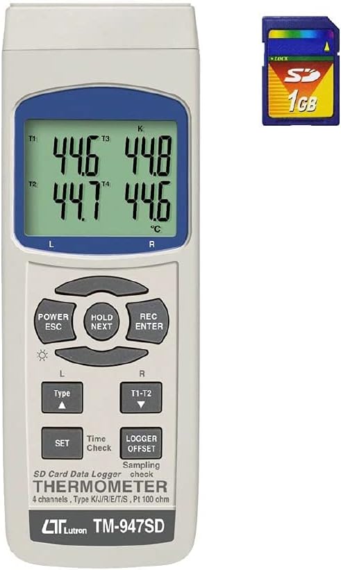 Lutron Tm-947sd 4 Channels Thermometer