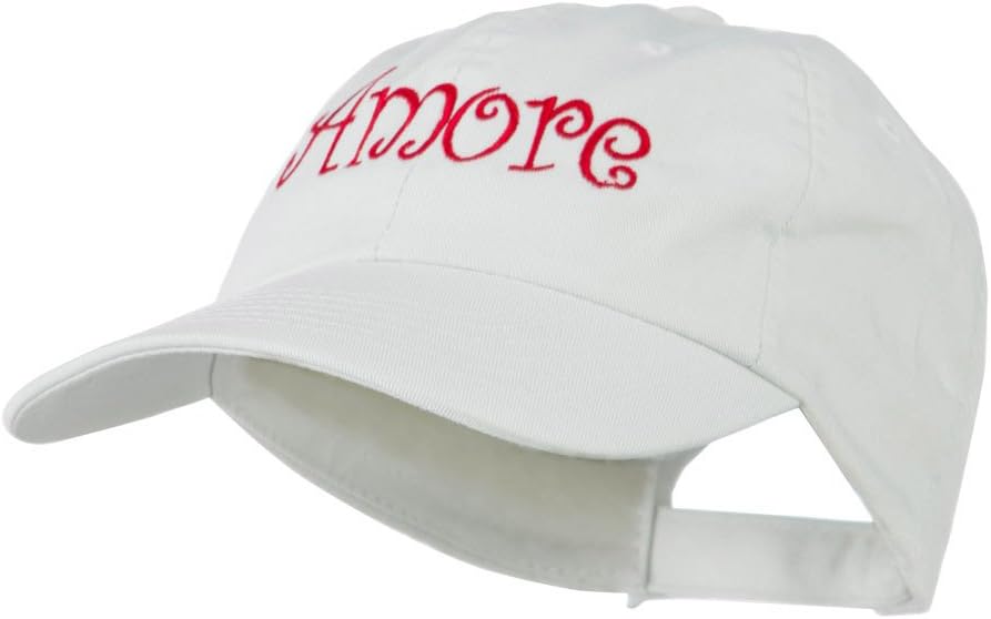 Wording of Amore Embroidered Cap