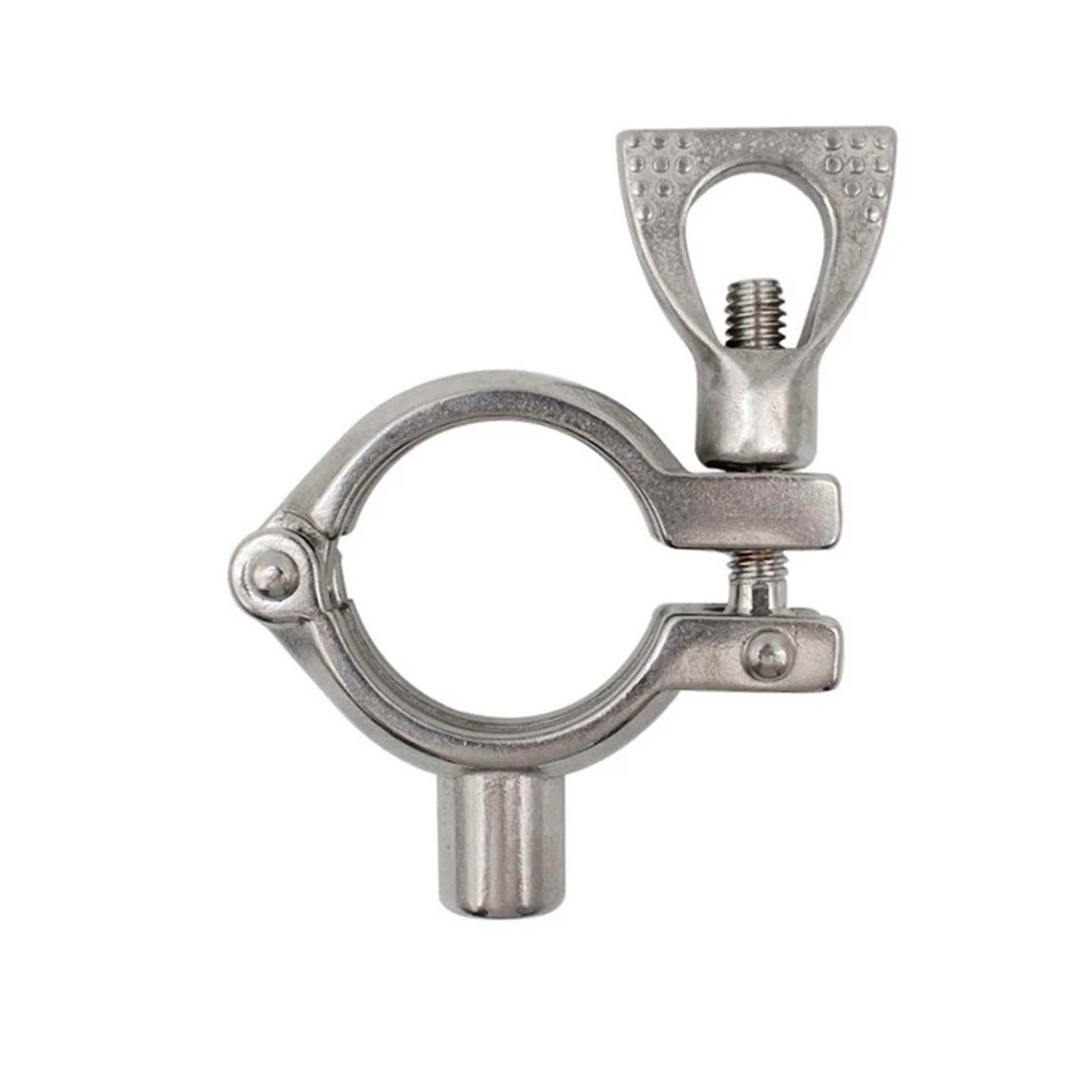 BALYDLUL 304 stainless steel clamp type pipe bracket welding pipe bracket pipe clamp water pipe clamp clamp(OD 63mm)