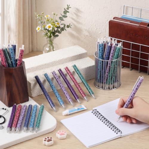 Image of Jetec 120 Pcs Vet Tech Week Gift Ballpoint Pen Paw Funny Thank You Gift